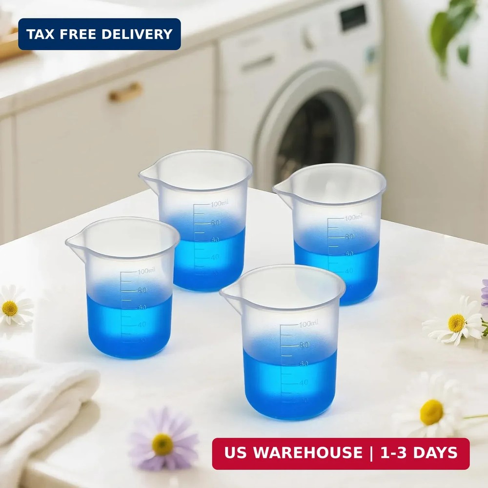 4PCS Silicone Laundry Detergent Cup Holder - Liquid Laundry Detergent Dispenser