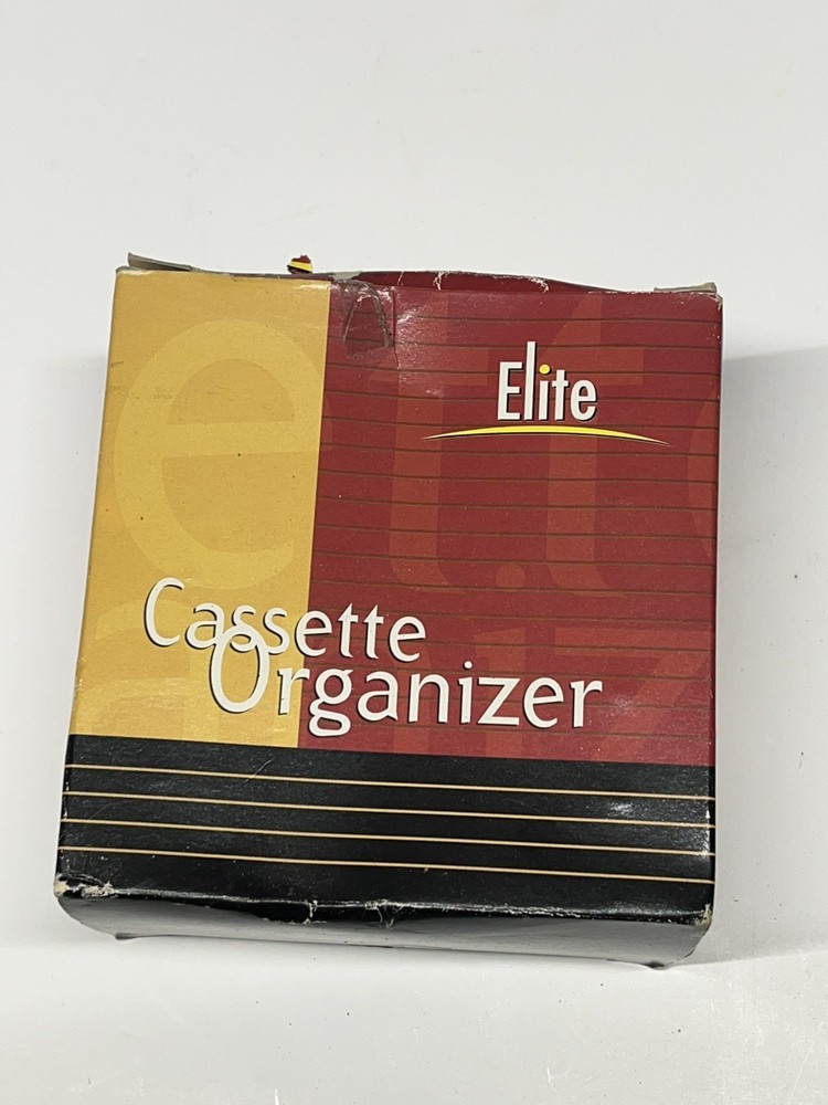 Vintage Cassette Organizer New Open Box Elite