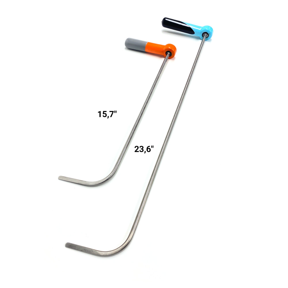 TrAuto PDR Tools 2 Pieces Adjustable Handle Rod 360° Degree