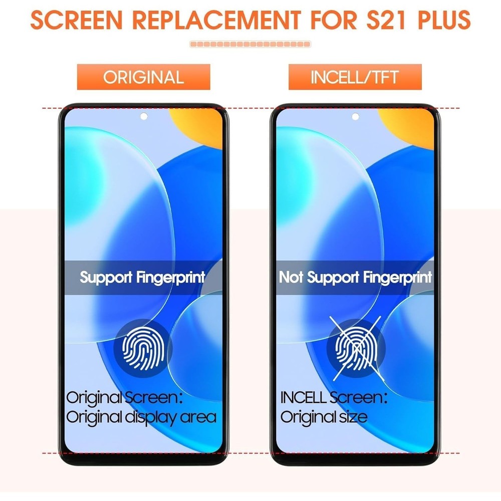 INCELL For Samsung S21 Plus G996U Screen Replacement LCD Display Touch Digitizer