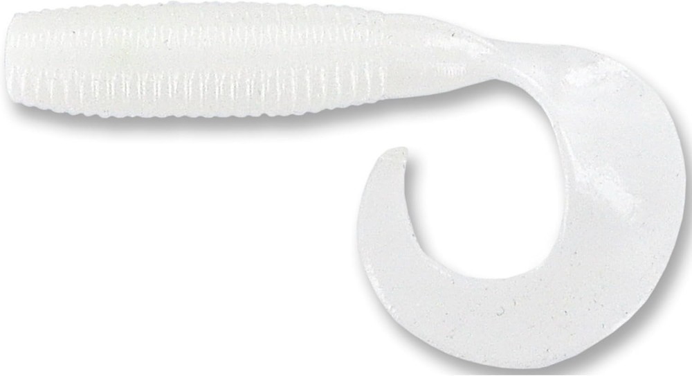 Versatile 4" Soft Plastic Single Tail Grubs - 20 Pack for -Round Fishing