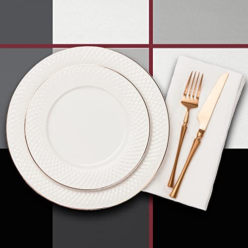Oval Tablecloth Black And White Checkered Tablecloth, Modern Plaid