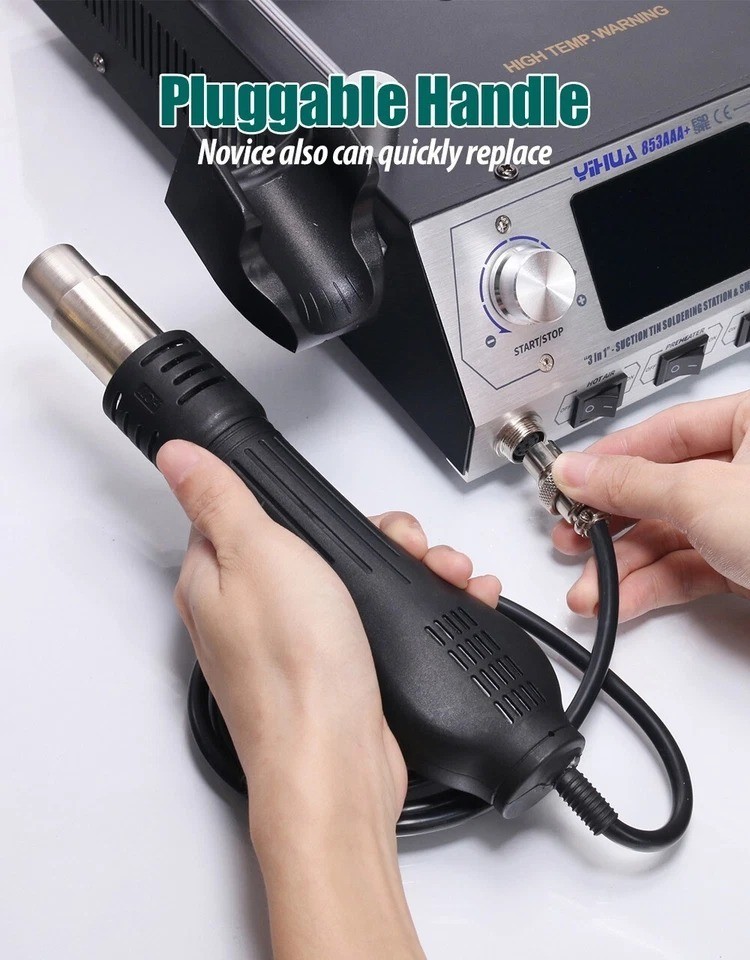 YIHUA 853AAA+ Preheater Rework Station Digital Soldering & Desoldering Station