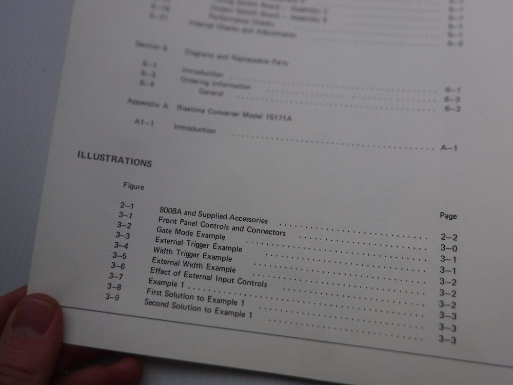 Hewlett Packard 8008A Generator Manual 08008-9002