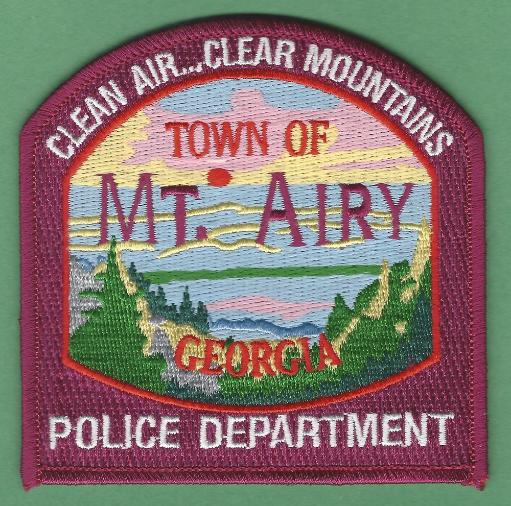 MT. AIRY GEORGIA POLICE PATCH