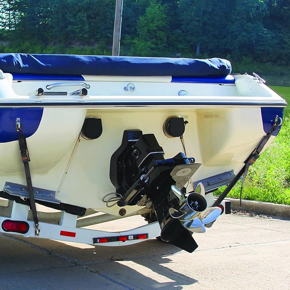 Weatherproof 2in x 4ft Retractable Tie Down Straps Multiple Wrap Use