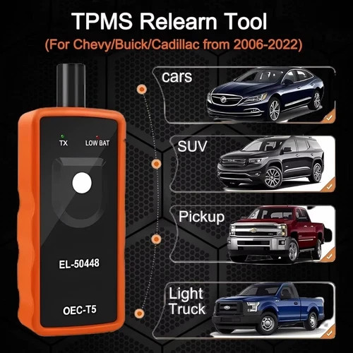 GM TPMS Relearn Tool Sensor Reset Activation Programming for Chevy Vehicles - Up