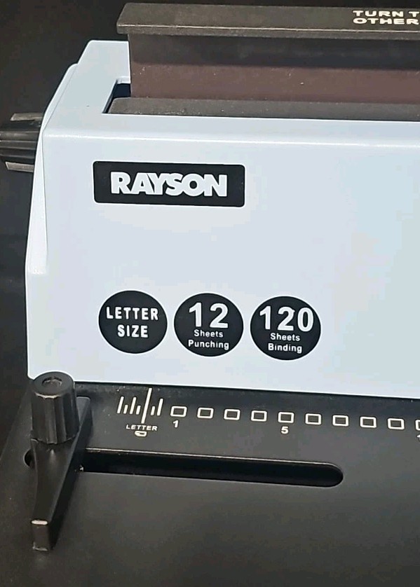 Rayson TD-132 Binding Machine Punch 12 Sheets/Bind 120 Sheets