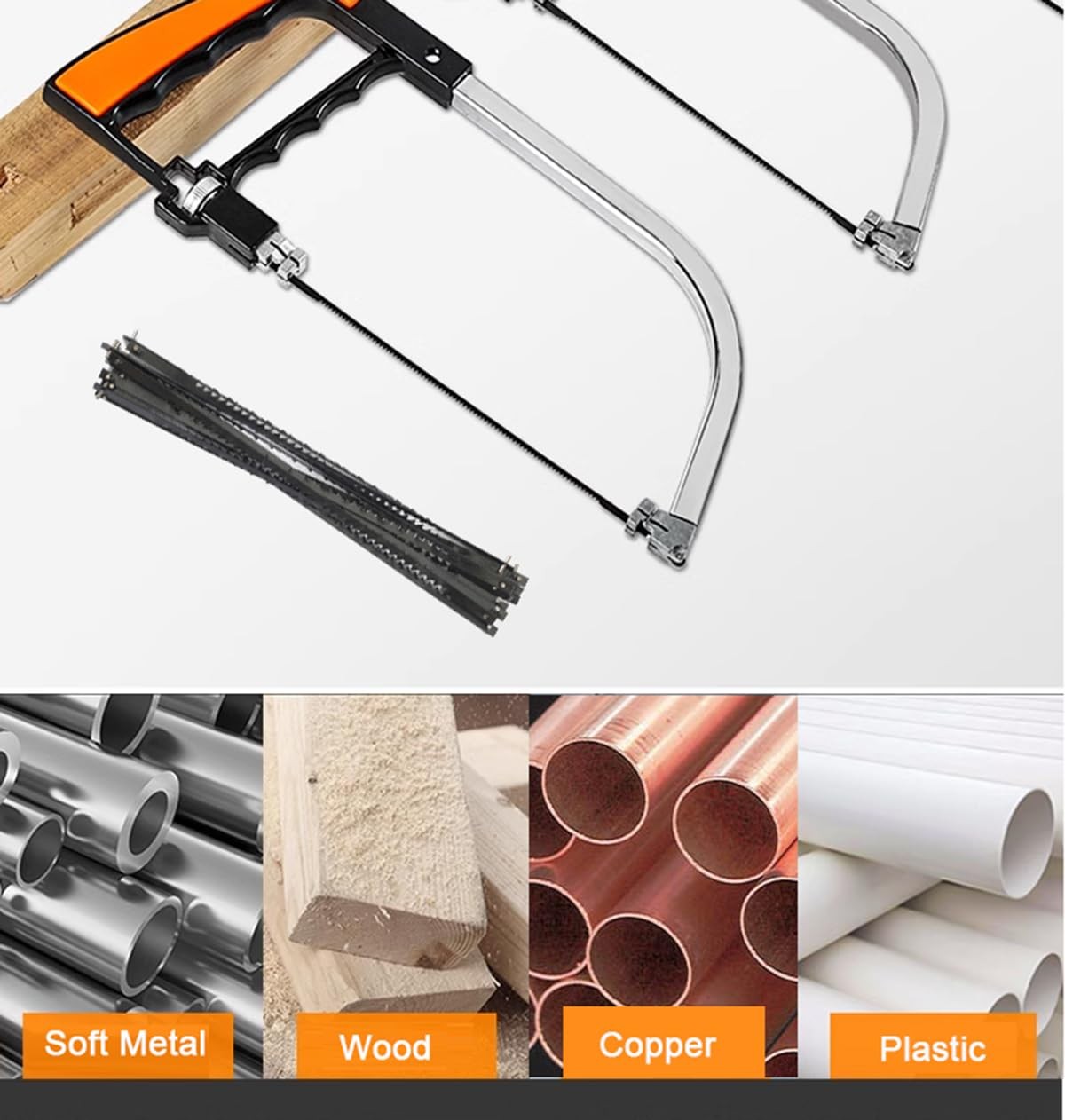 5-Inch Scroll Saw Blades Pin End Replacement 48-Pack for Woodworking