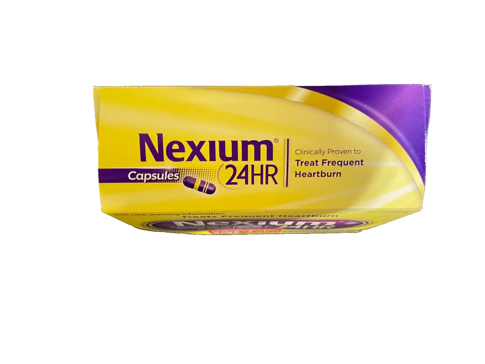 Nexium 24HR Acid Reducer Capsules for Heartburn Relief 5 Boxes 42 Count per box