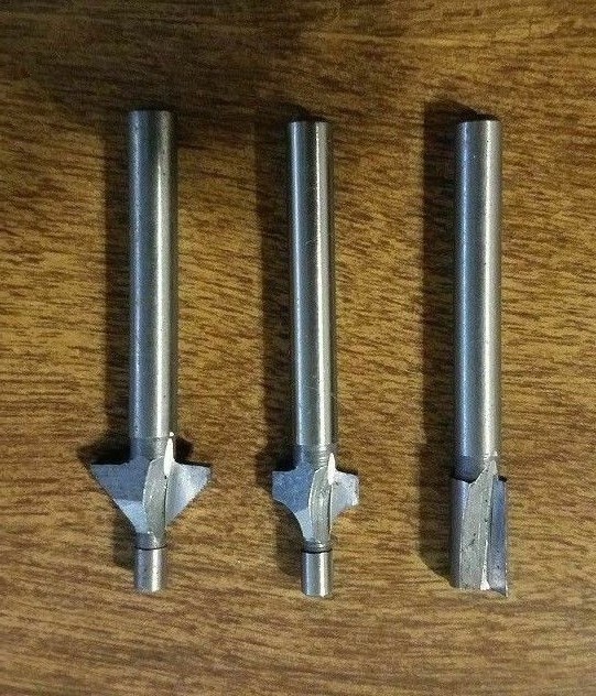 NEW DREMEL TRIO ROUTER BITS TR615, TR618, TR654 3 SET