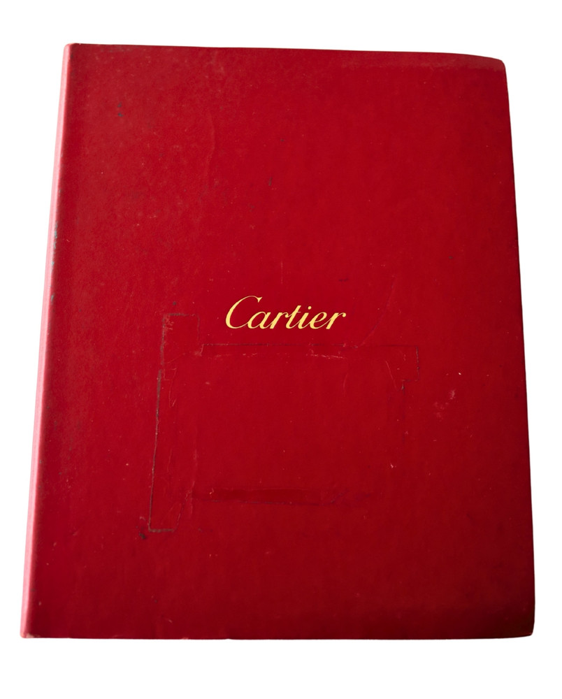 RARE Original Cartier Watch Master Catalog Binder Collectors Reference Guide