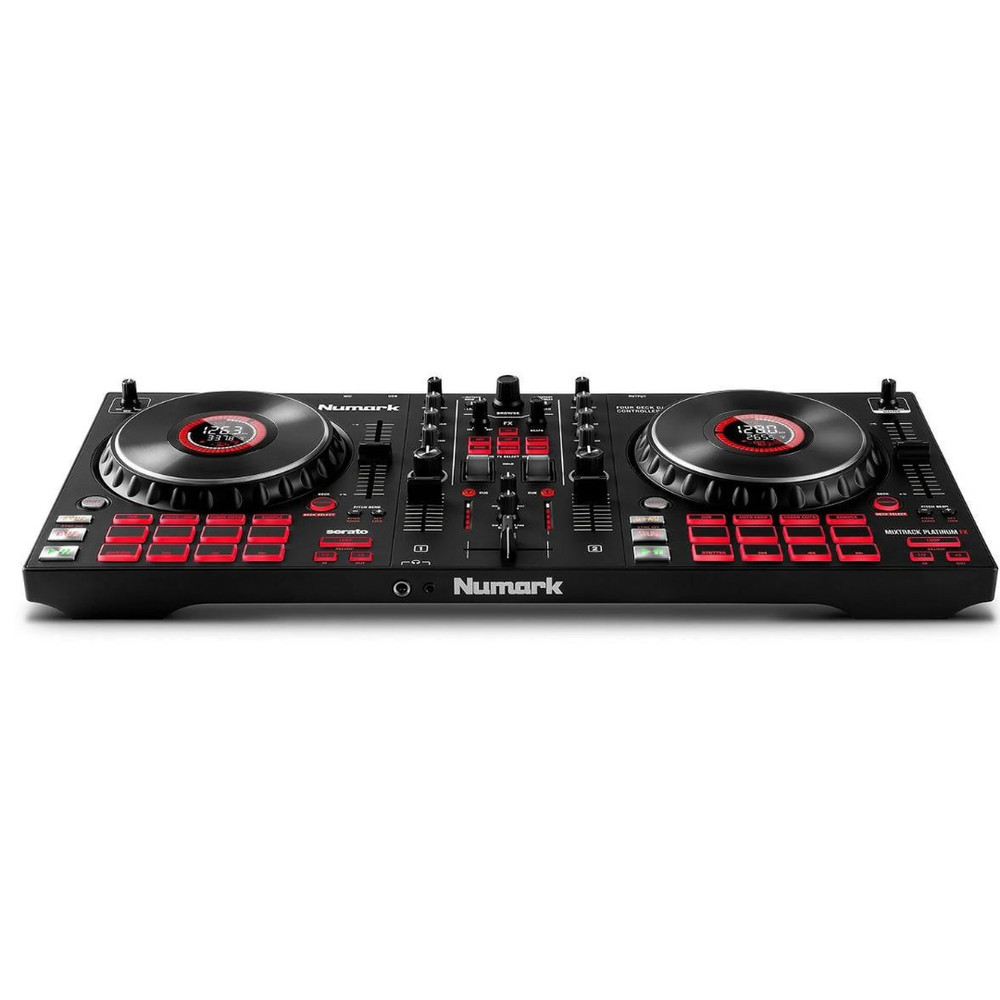 Numark Mixtrack Platinum Serato Control, DJ Mixer, Built-in Audio Interface