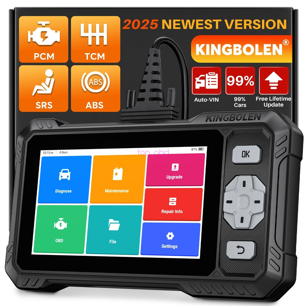 2026 KINGBOLEN S608 Car Diagnostic Tool OBD2 Scanner Code Reader Free Update