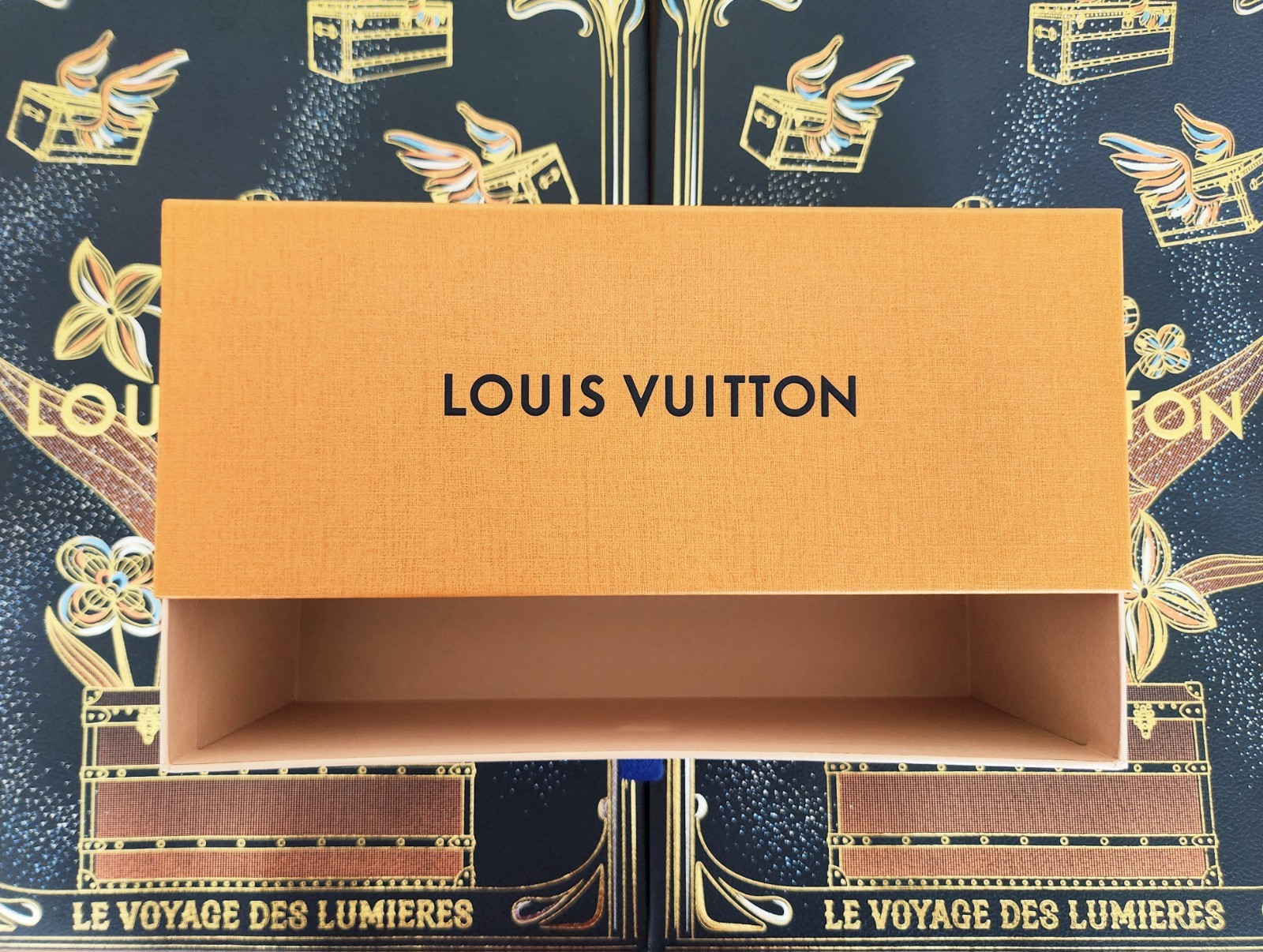 Authentic Louis Vuitton Large Drawer Style Empty Box 9.5" x 4" x 4"