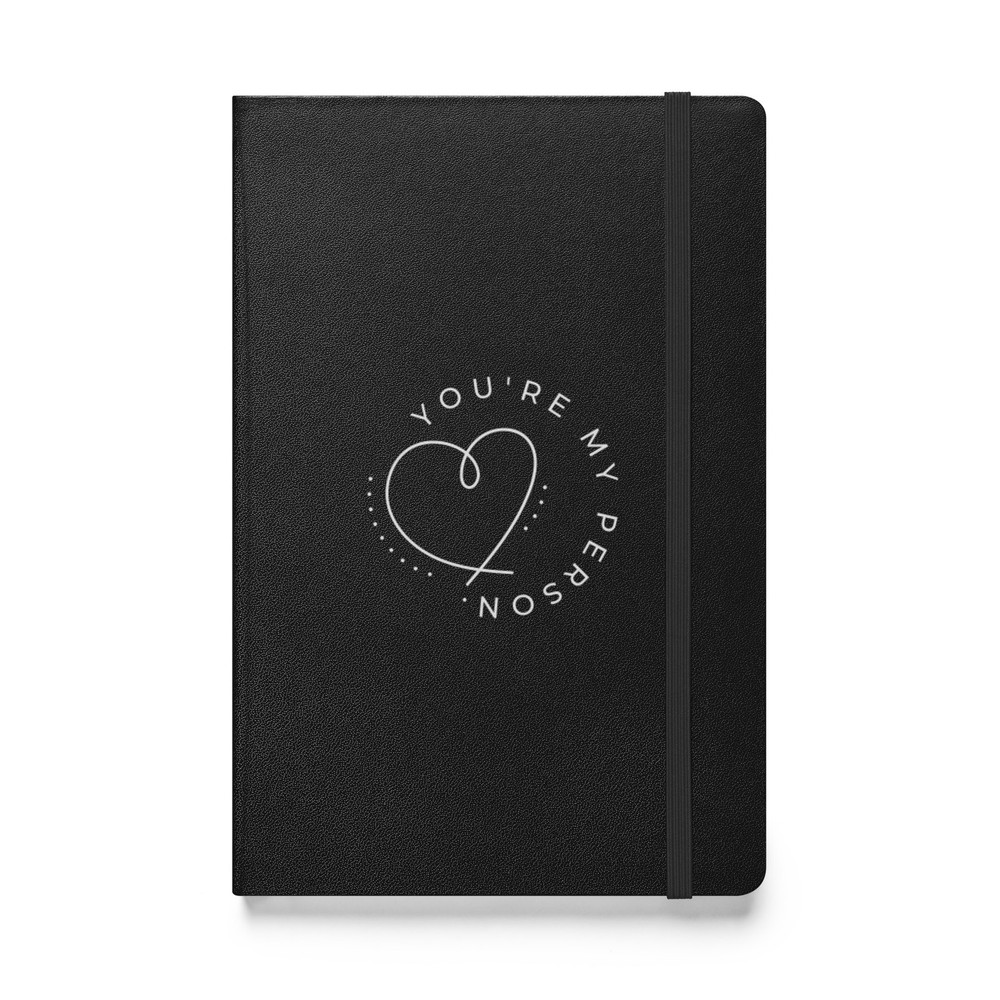 Hardcover bound notebook