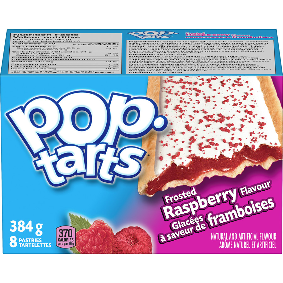 2-Pack Kelloggs Poptarts Pop Tarts Frosted Raspberry