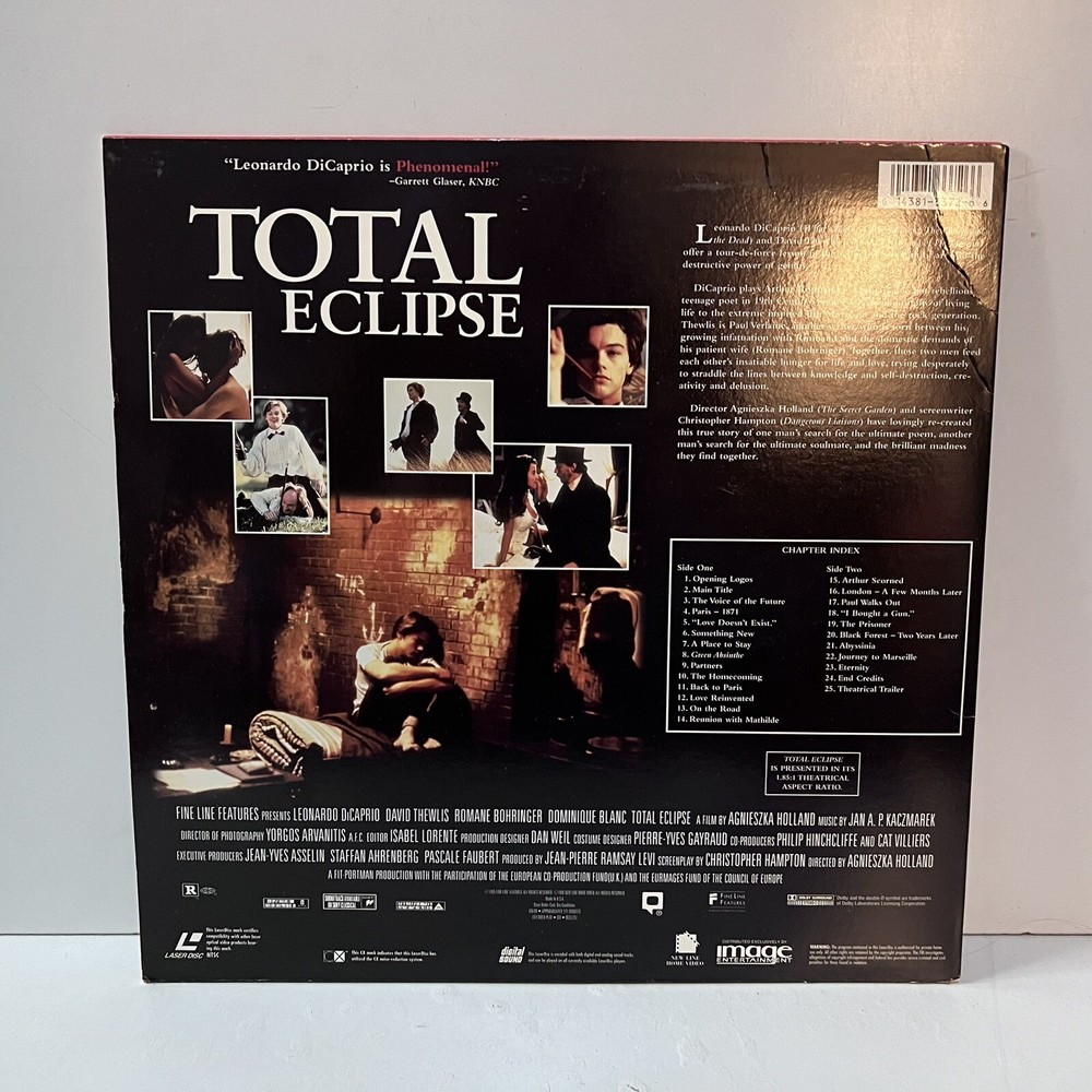 Total Eclipse Widescreen Laserdisc - NTSC - Image Entertainment