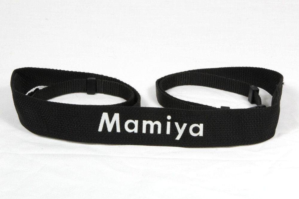Mamiya Genuine Black / White Camera Neck / Shoulder Strap