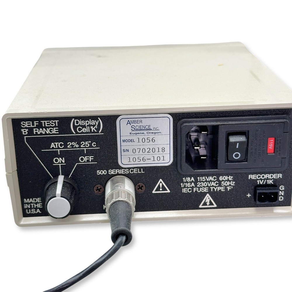 Amber Science Model 1056 Digital EC Conductivity Meter Temperature Compensated