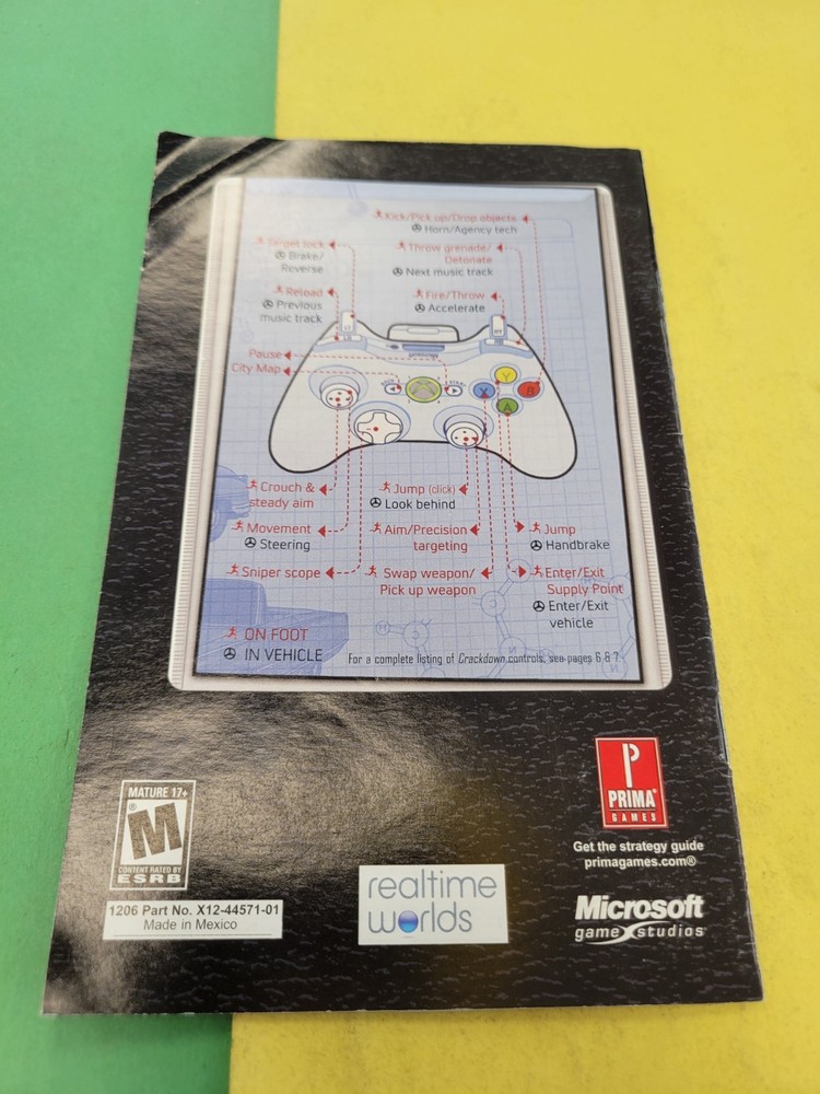 Crackdown | Xbox 360 | Manual Only