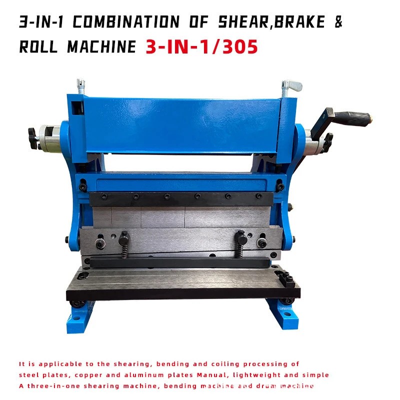 Industrial W305 Metal Cutting & Rolling & Bending Multi-Function Machine New