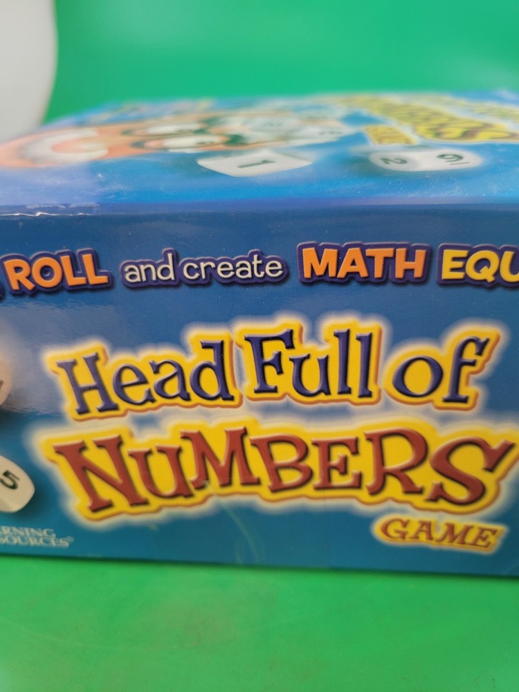 HEAD FULL of NUMBERS Math Equations Learning Game 2006 100% COMPLETE