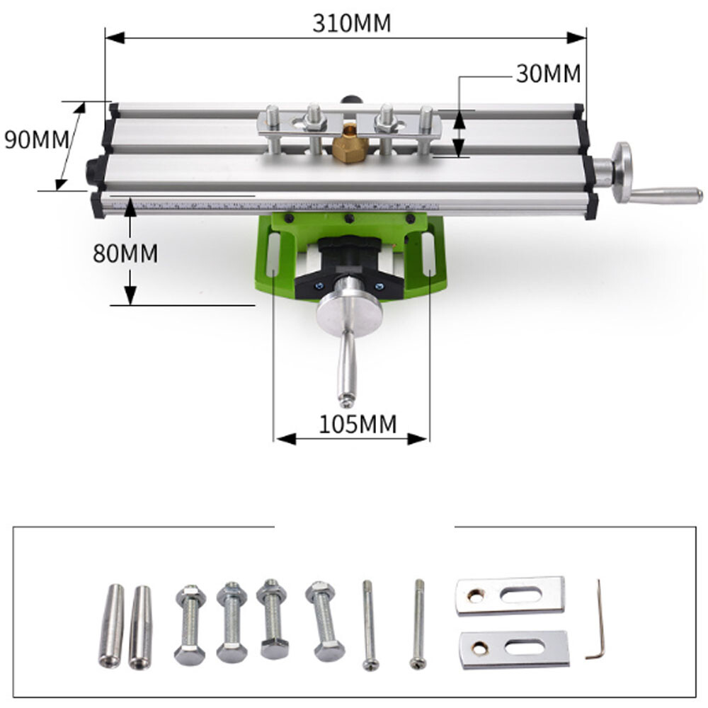Multi-function Cross Slide Stand Table Drill Mounting Milling Machine Table Tool
