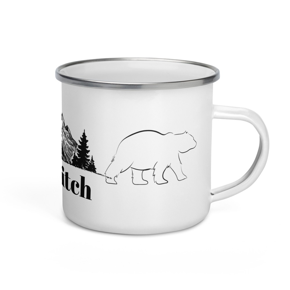 BareStitch Enamel Mug