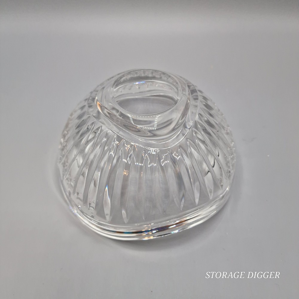 VTG Mikasa Bowl/Dish Germany 6" Triangular Crystal Clear Cimarron Pattern Unique