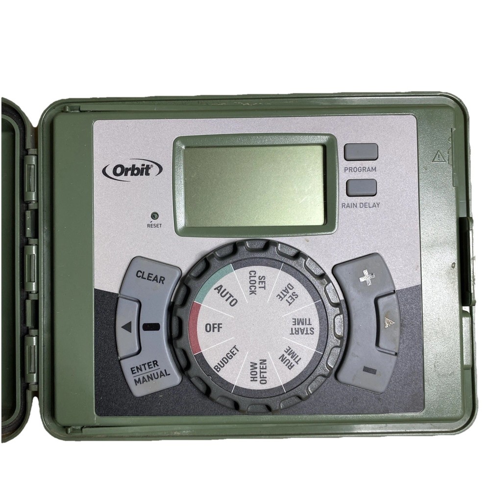 Working Orbit 57894 4-Station Easy-Set Outdoor Sprinkler Controller & Timer