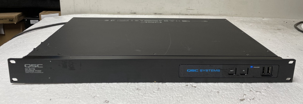 QSC Q-Sys Core110F Network Audio Processor