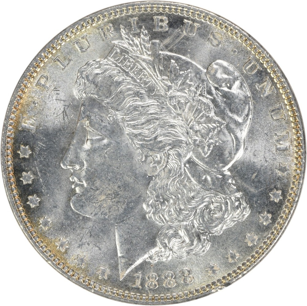 1888 Morgan Silver Dollar BU Uncertified #1012