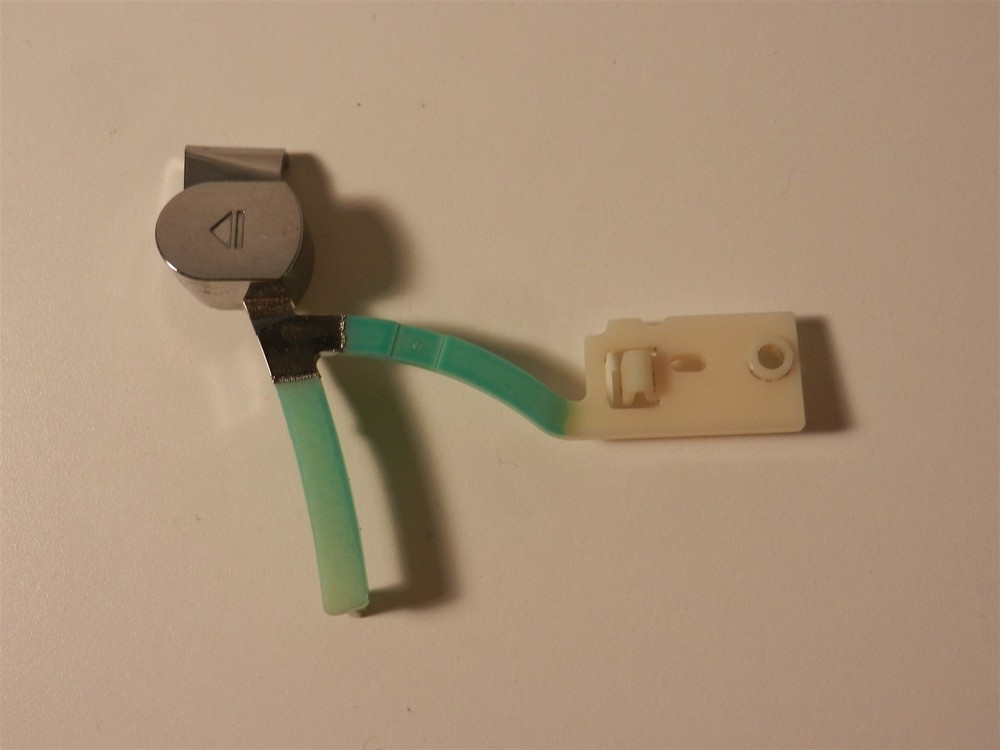 Microsoft Xbox 360 Silver OEM Replacement Eject Button & Bezel For Disc Tray