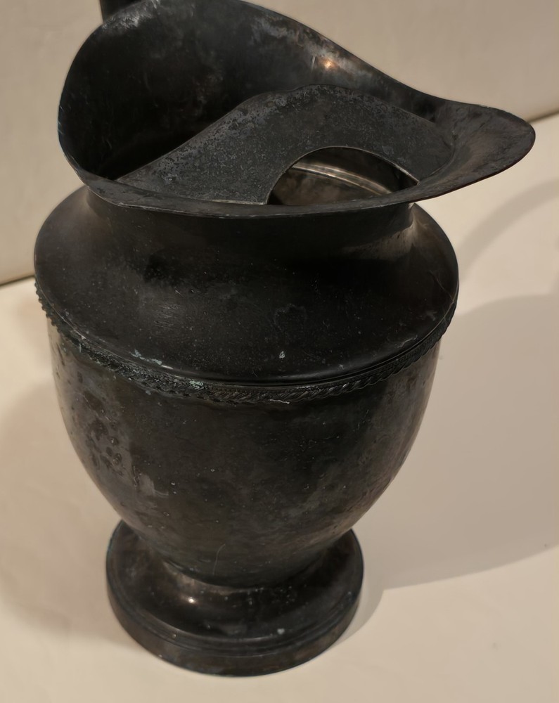 9" Elegant Birks Brand Rideau Plate Classic Design Silver Water Pitcher Jug