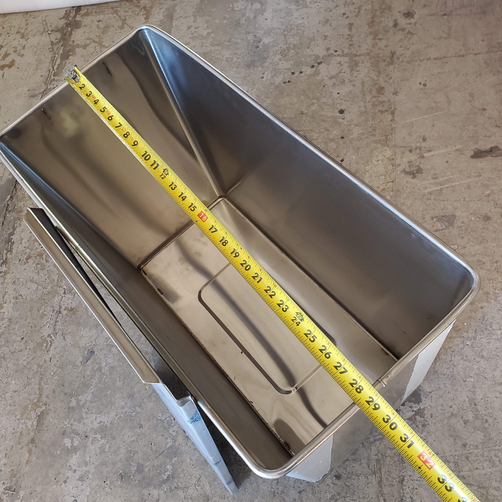 BAXTER Mobile Ingredient Bin 1 Comp. 15"Wx30"Dx27"H Stainless INGBIN-1CMPT4