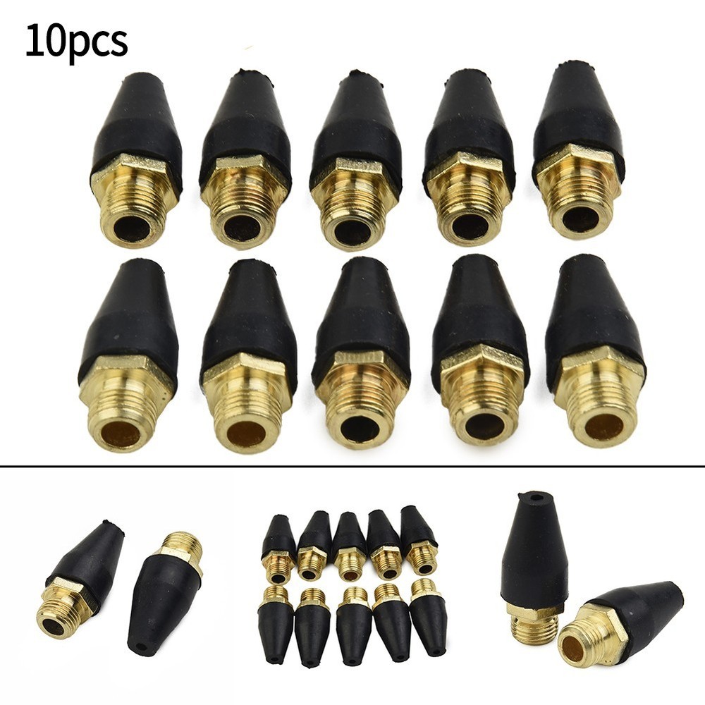 Rubber Nozzle Pack Brass Safety-Tip Tools Accessories Connector Replacement