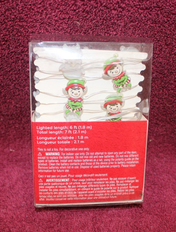 Ashland Christmas Icon String Lights - ELF