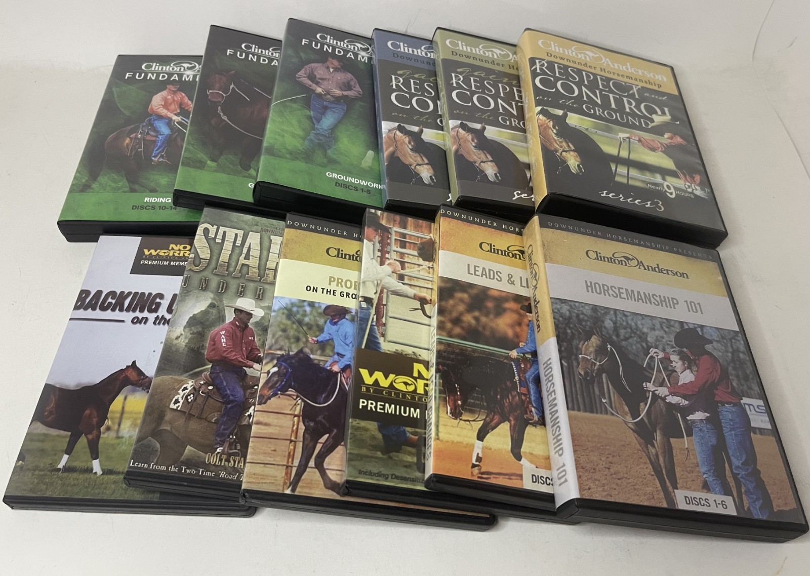 Clinton Anderson From Groundwork to Saddle Training 10 Courses 40 DVDs