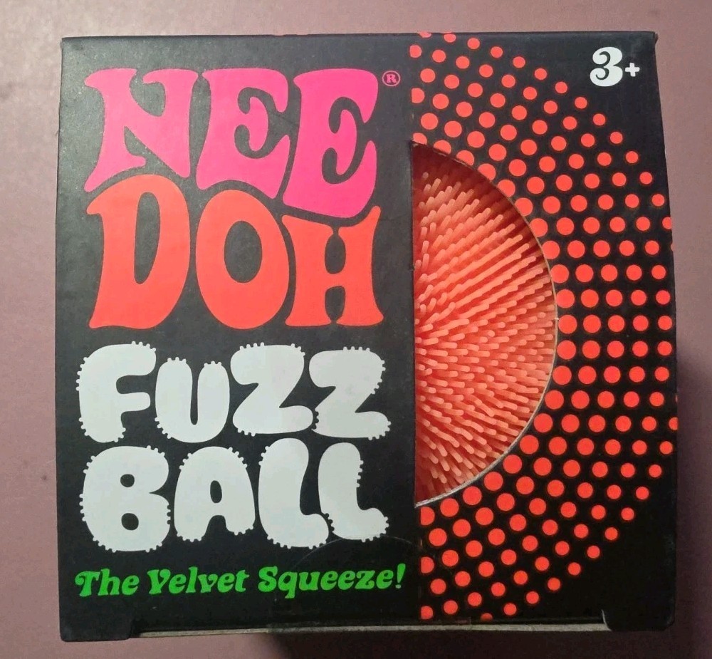 NeeDoh Fuzz Ball Orange