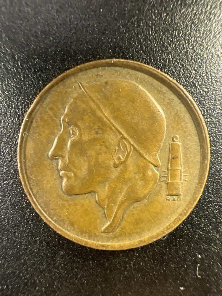 1965 Belgium 50 Centimes Coin