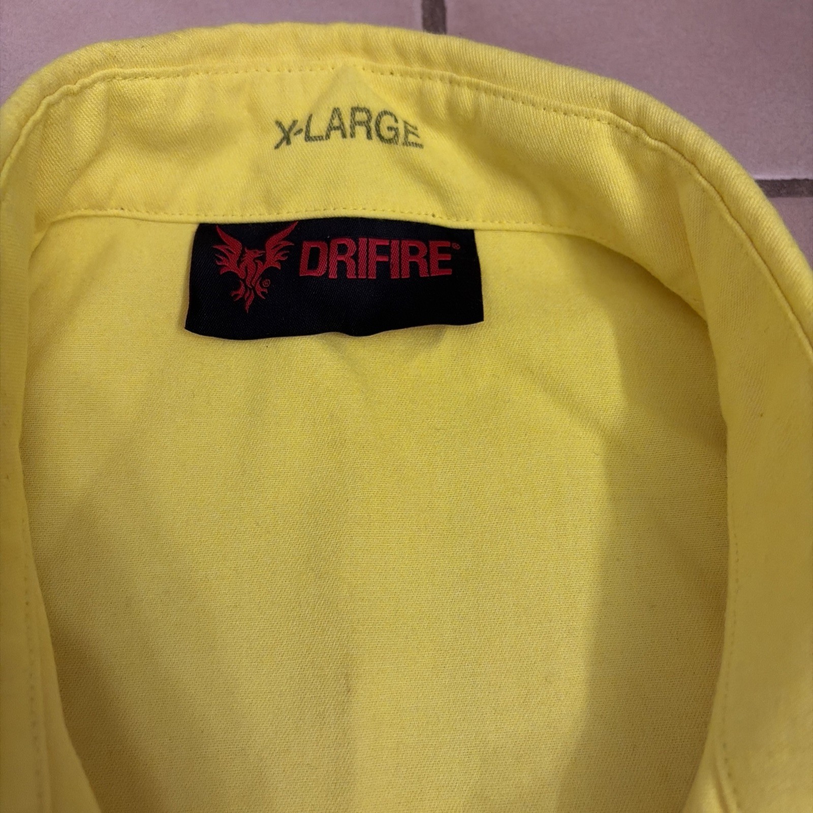 DRIFIRE Hi Vis FR Flame Resistant Reflective Hooded Yellow Jacket Shirt NWOT
