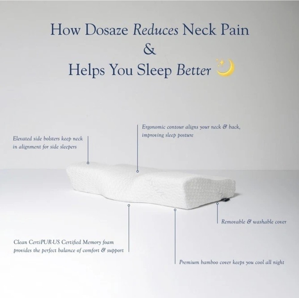 Dosaze Contoured Orthopedic Pillow - Standard