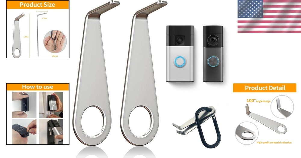 Ring Doorbell Key Replacement Tool - Secure Removal Tool 2 Pack