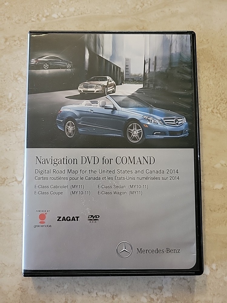 Mercedes-Benz Navigation DVD for Command 2014 for E-Class MY 10 and 11