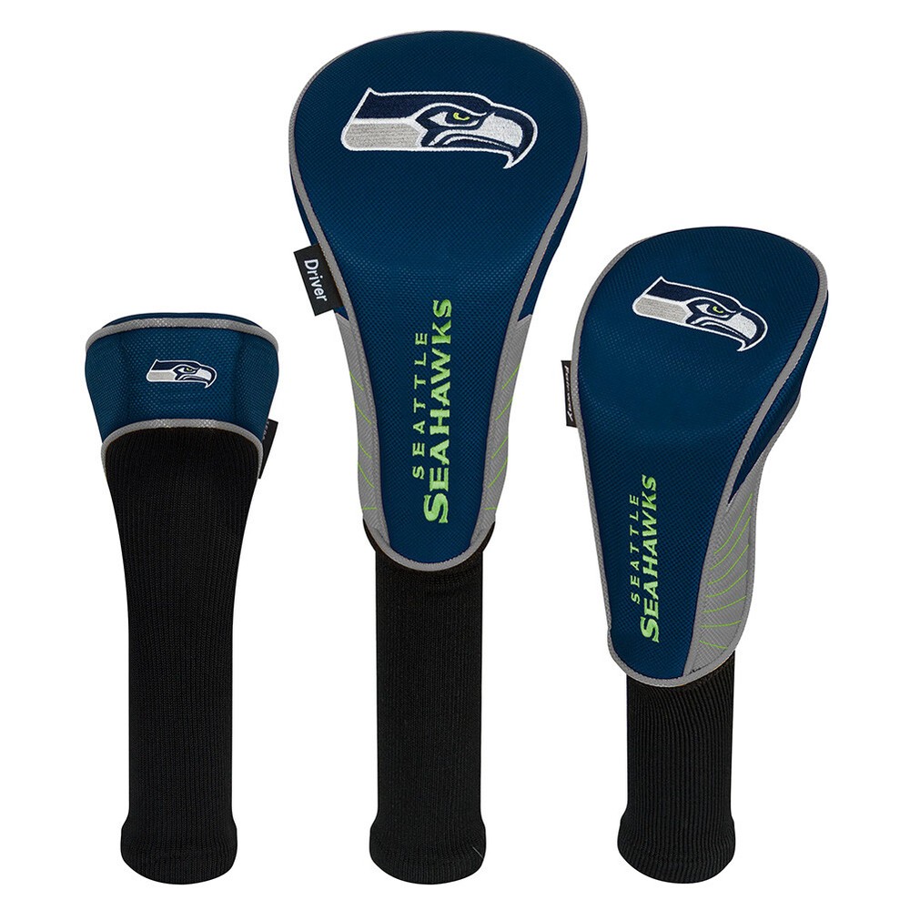 SEAHAWKS HEADCOVERS NYLON 3PK