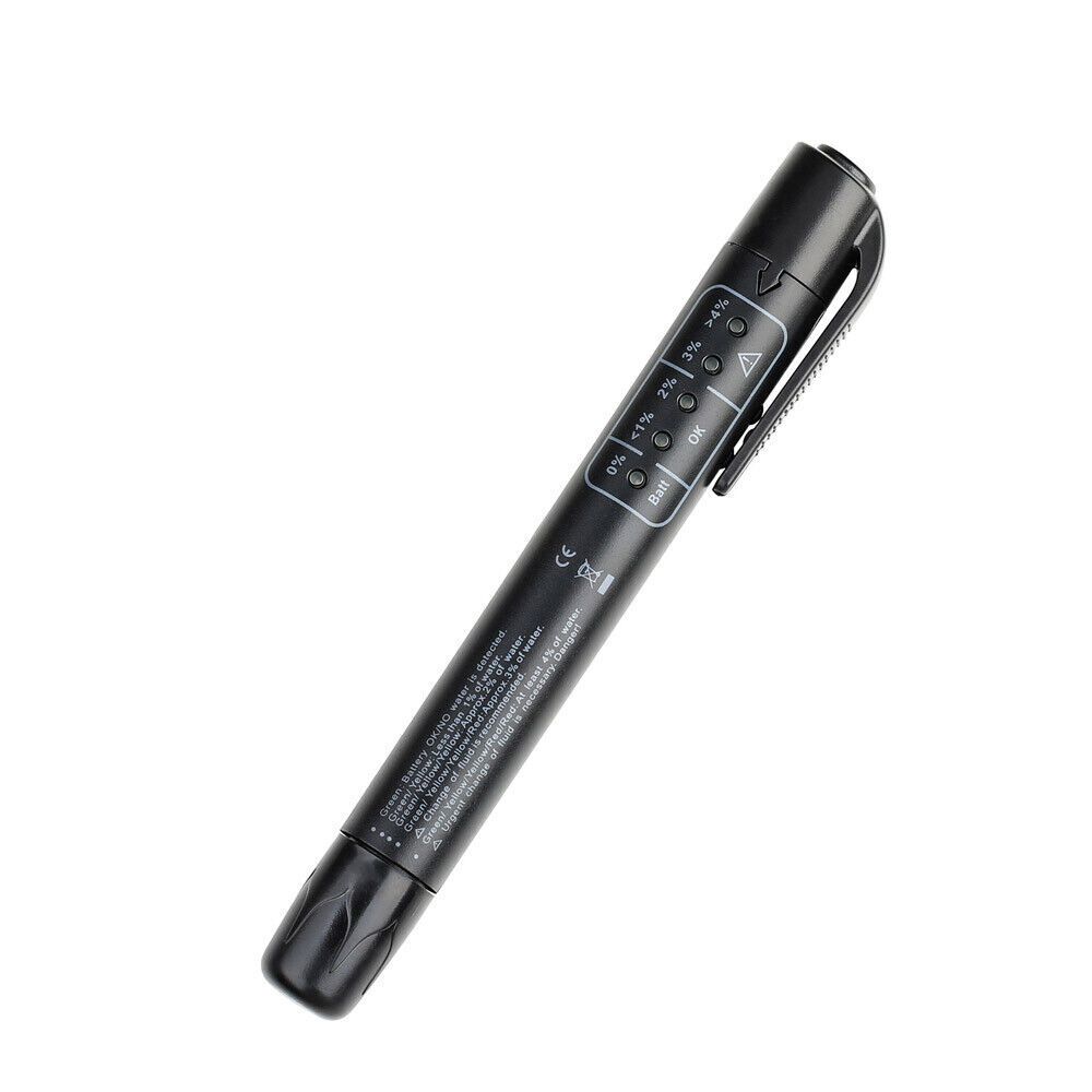 For DOT3 DOT4 Car Brake Fluid Liquid Oil Tester Pen 5 LED Indicator Testing Tool