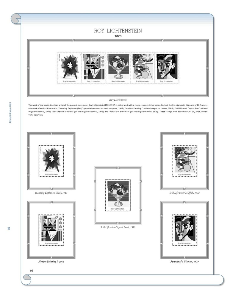 2023 U.S. Commemorative Singles COMPLETE Supplement (White Ace Alternative)