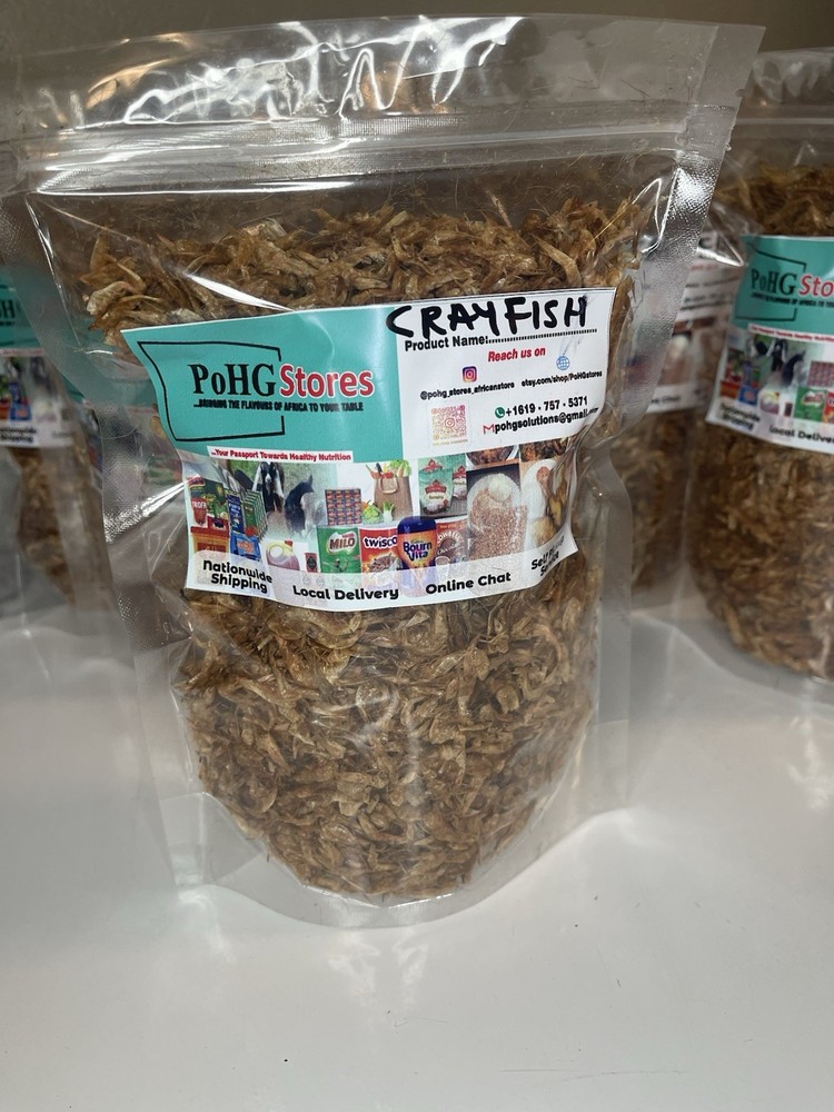 Clean Nigeria Crayfish/4oz