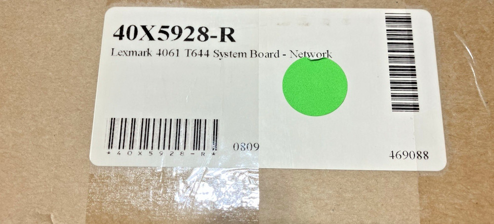 Lexmark STG03N P40X5928 Network System Board